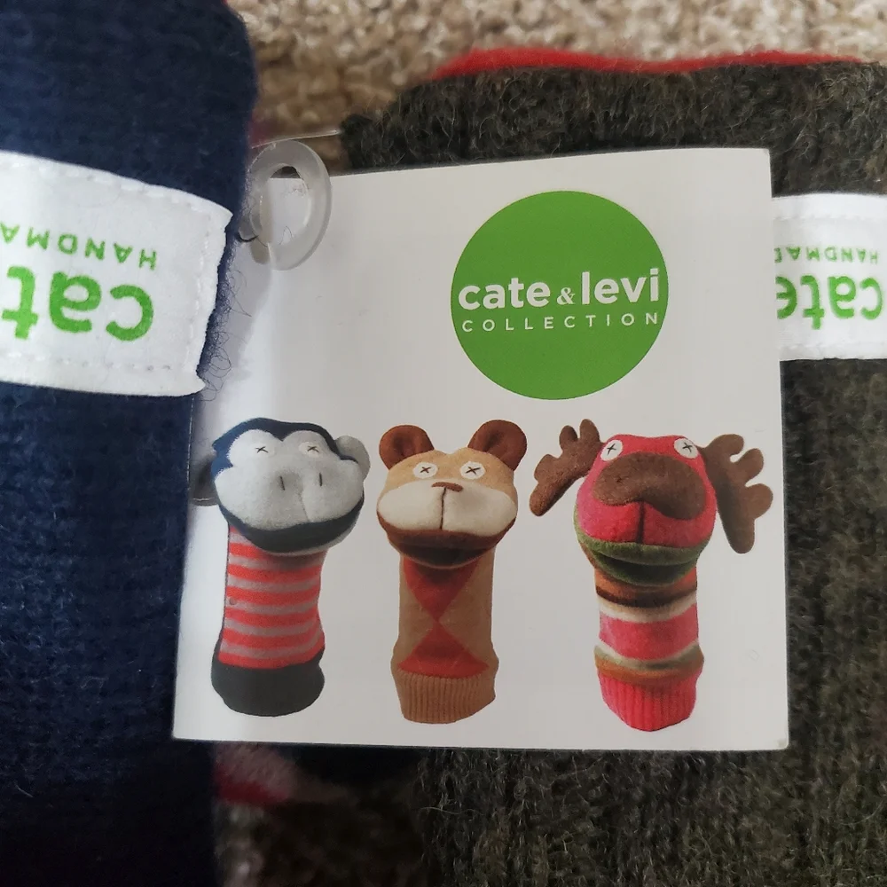 NEW Carters Cate &Levi Collection Childrens‎ Mittens Gloves 1/3 Years